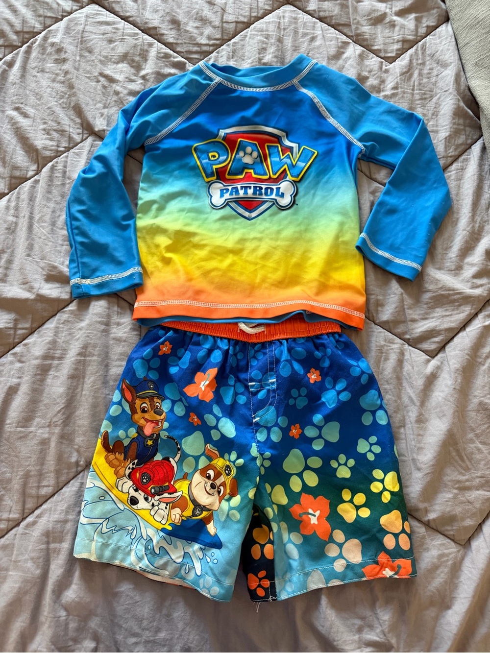 Paw Patrol swim suit set